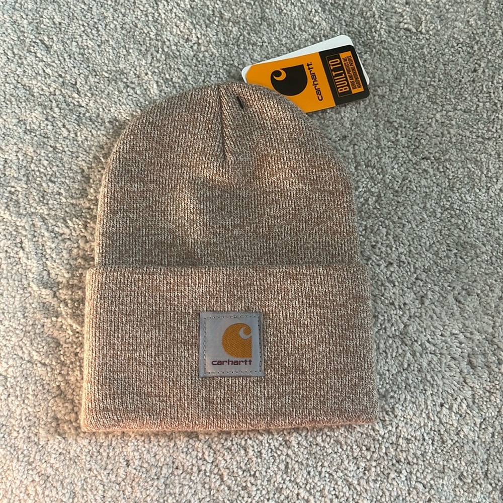 Light Brown/tan Carhartt Beanie